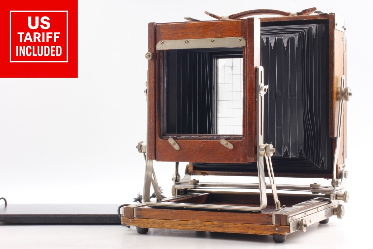 Deardorff ５x７大判カメラ Exc+5】 Deardorff 5x7 Wooden Large Format Camera Bellows No Light