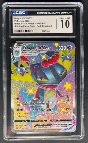 2021 Black Star Promos - Sword & Shield - English Dragapult VMAX Shining Fates Premium Collection - Dragapult SWSH097