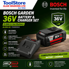 Bosch 36v Battery 2.0ah Li-on Battery + Charger Set AL36V-20 F016800610