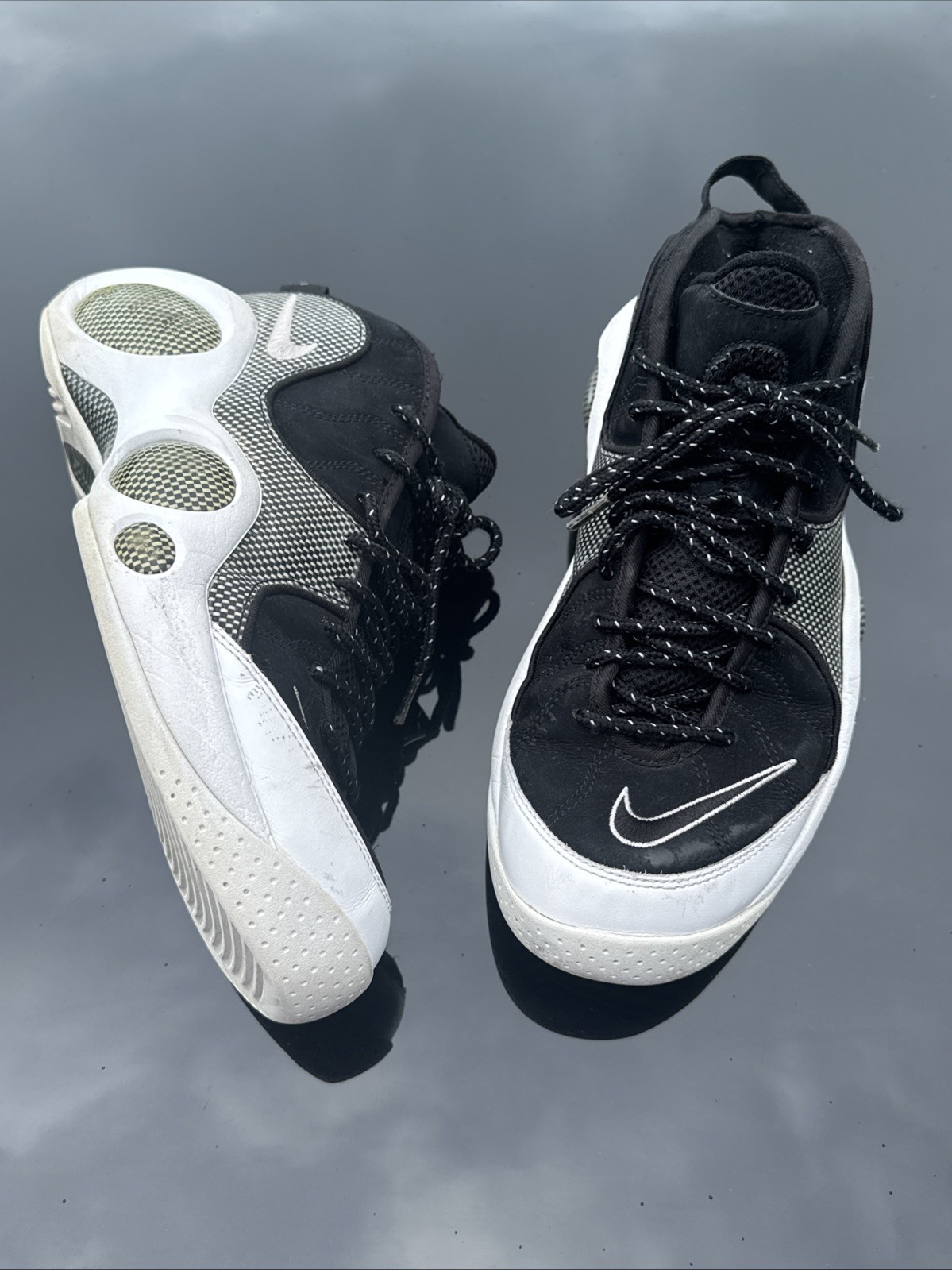 Size 9.5 Nike Zoom Flight 95 Mens Black 2008 Jason Kidd