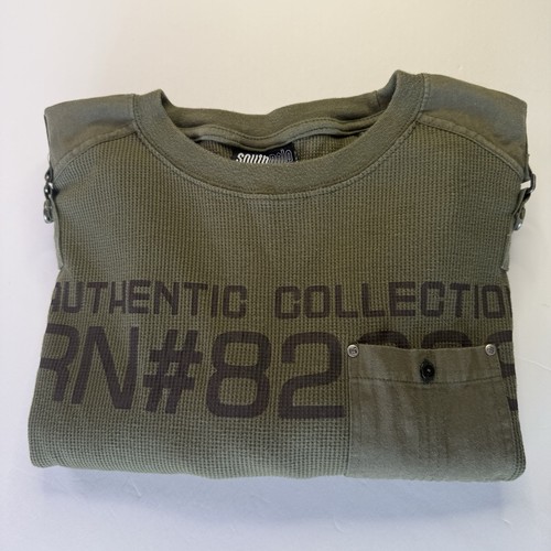 Southpole Thermal Shirt Mens Vintage Military Skater Grunge 90s Y2K 4X See Meas - Picture 4 of 15
