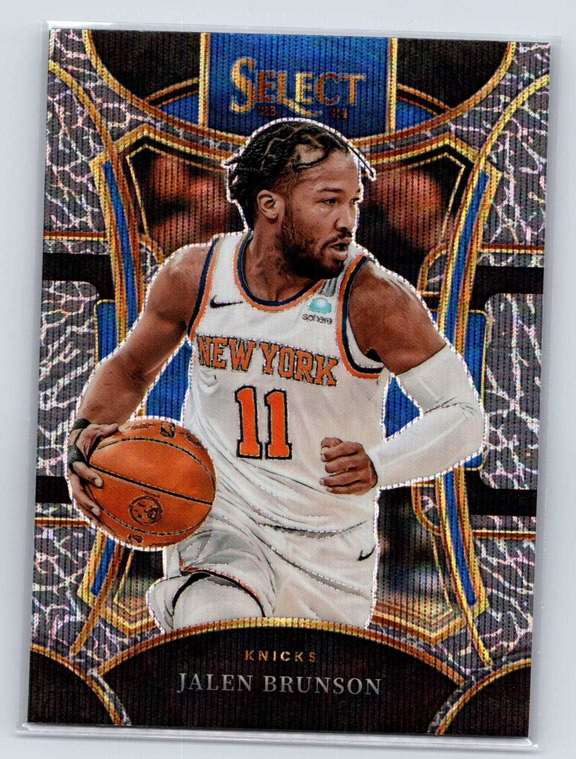 2023-24 Panini Select #394 Jalen Brunson Elephant Prizms