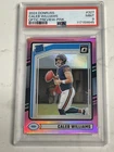 2024 Panini Donruss Caleb Williams Optic Preview Pink Prizm RC #327 PSA 9 Bears