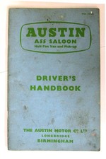 AUSTIN A55 Saloon Van Pickup Car Owners Handbook 1961 #97H 1471G