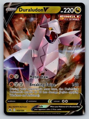 Pokemon Duraludon V Ultra Rare Crown Zenith 103/159 NM