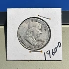 1960-D Franklin Half Dollar 50C Business Strike 90% Silver U.S. Coin
