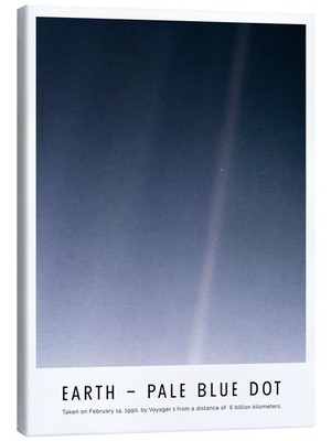 Leinwandbild Earth - Pale Blue Dot - NASA
