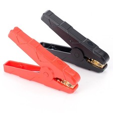2Pcs/Set 500A Car Battery Clip Cables For Alligator Clips for CHARGER Clamp