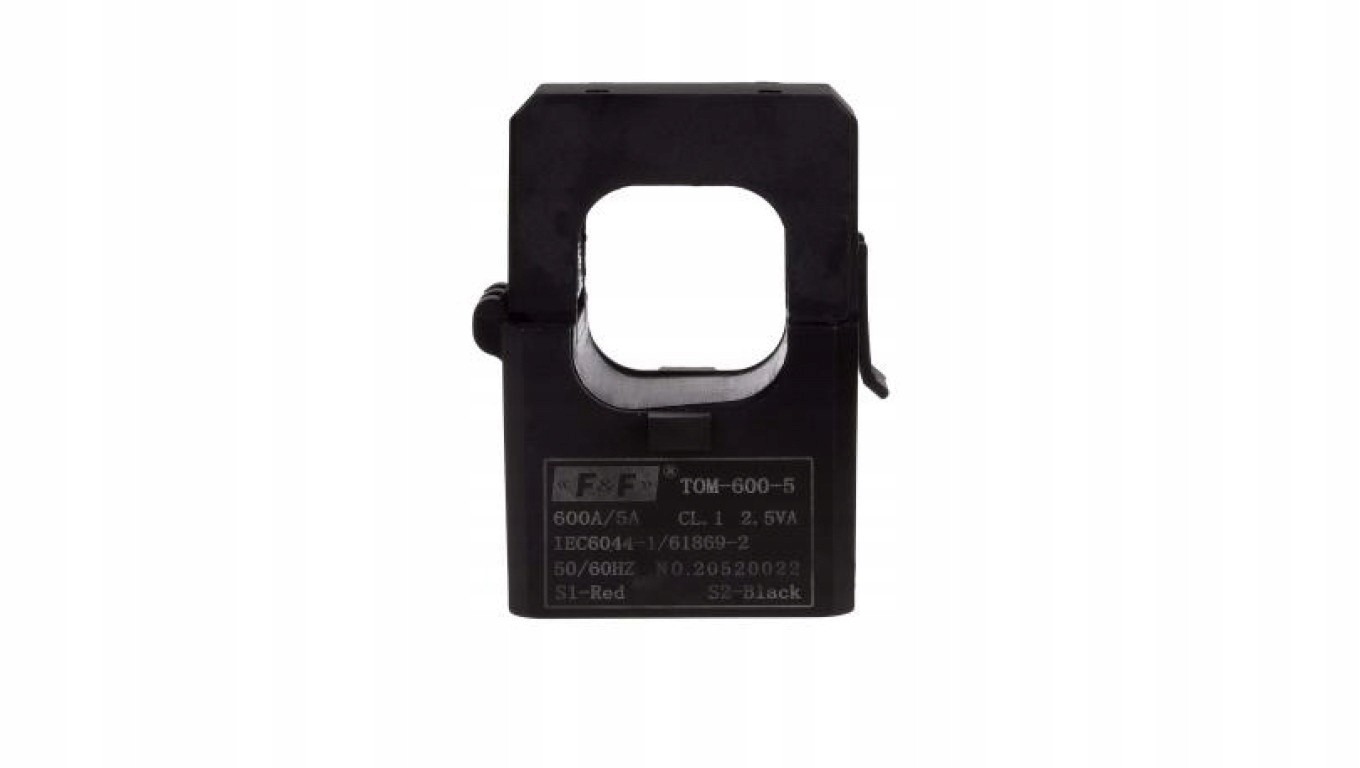 F&F TOM-600-5 current transformer surface-mounted 1 piece
