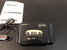 SONY WM-RX77 Walkman Cassette Player Auto Reverse Recorder Serviced Tested