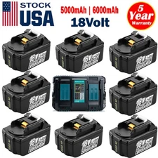 18V 6.0Ah Lithium ion Battery For Makita BL1850B LXT BL1860B BL1830B BL1840B 5Ah