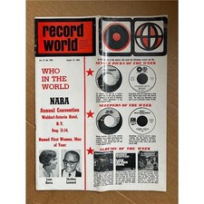 VARIOUS 1966 RECORD WORLD MAGAZINE AUGUST 13 1966 - rare US music trade magazine VARIOUS 1966 RECORD WORLD MAGAZINE AUGUST 13 1966 - rare US music trade magazine