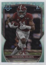2022 Bowman U Chrome Aqua Wave Refractor 207/299 Traeshon Holden #18 ew1