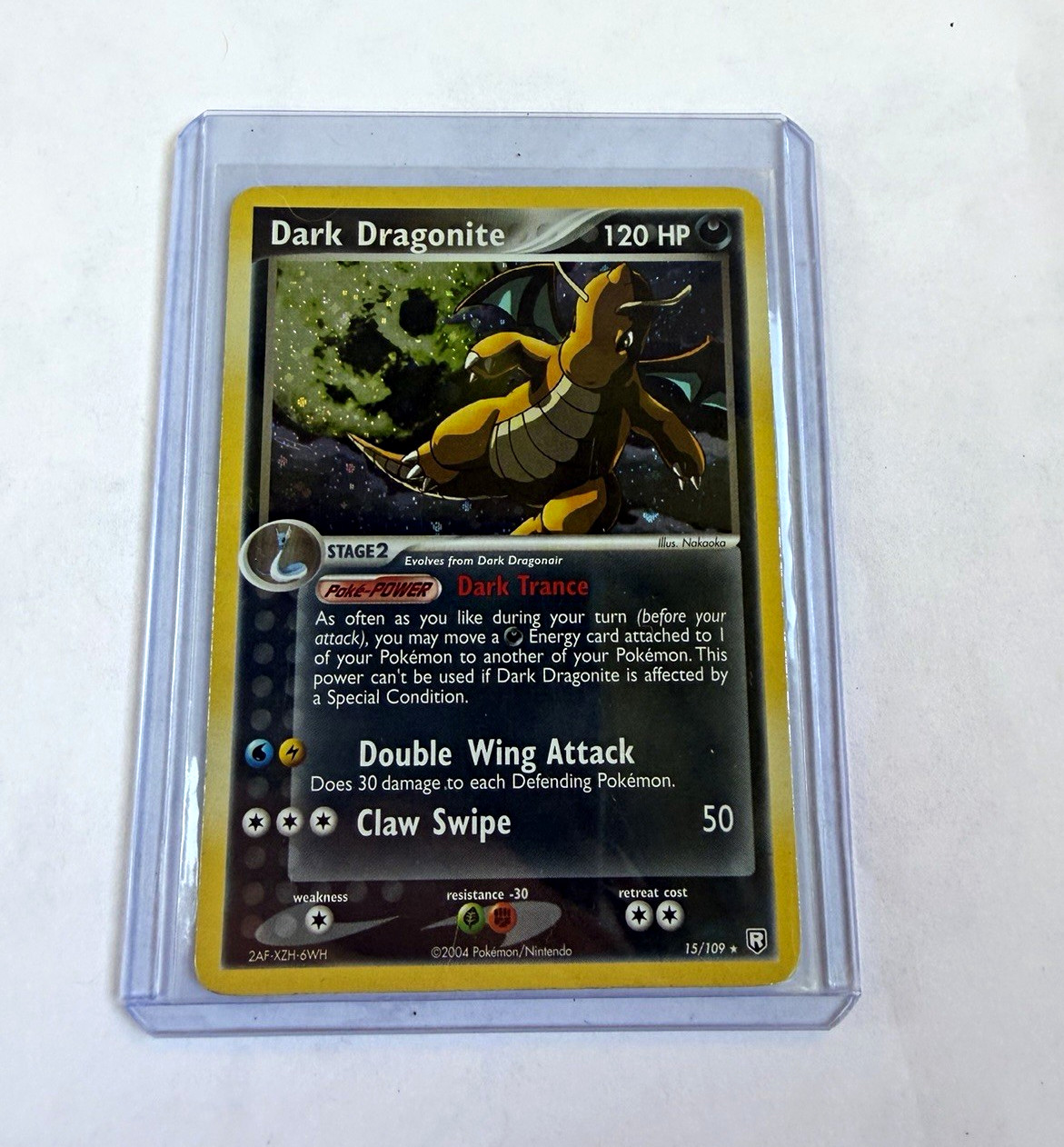 Pokemon TCG Dark Dragonite 015/109 Holo Rare Deck Exclusives English 2004 120HP