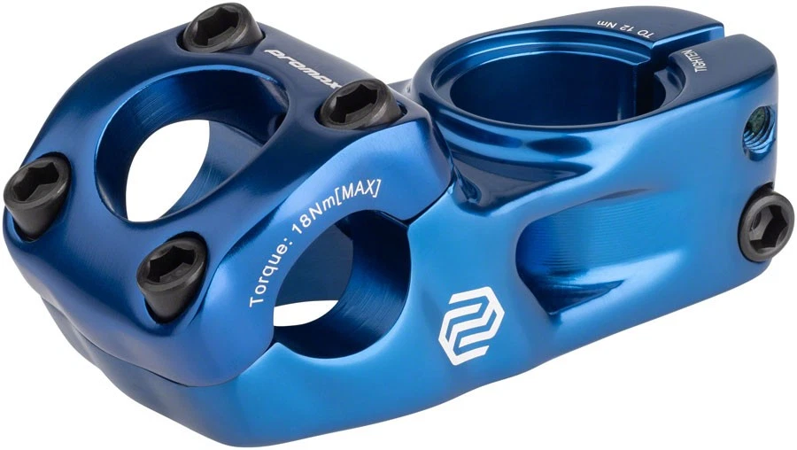 Vástago Promax Impact BMX - 53 mm, carga superior, azul Foto 2 de 2