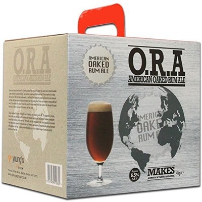Youngs American Oaked Rum Ale ORA Bierset 4kg 40 Pint Homebrew