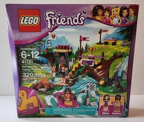 LEGO Friends 41121 Adventure Camp Rafting 100% Complete W/Instructions EC