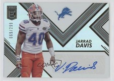 2017 Donruss Elite Elite Rookie Auto 69/299 Jarrad Davis #RA24 Auto 14md