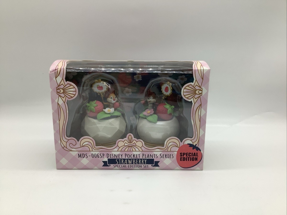 Disney Pocket Plants Strawberry Chip & Dale D-Stage Set Special Ed