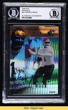 BAS 1999 SPx Radiance 65/100 Warren Moon #45 BGS Authentic Auto HOF READ 3c7