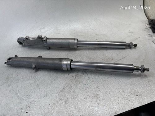 1994 Harley Davidson FLHT Classic Electra Glide Front Forks Tubes Legs Straight - Picture 5 of 21