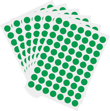 1050 PCS 3/4 Inch Round Color-Code Dot Stickers, Color Coded Circle Stickers for