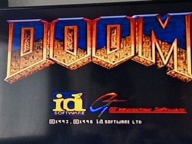 Sega Saturn Mk2 Console Controller Leads And Doom Game