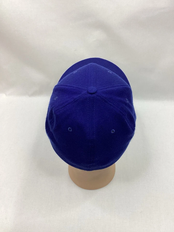 Boné Nike True Hat mistura de lã azul tecnologia Flex-Fit Lg/Xlg elástico para caber OSFM - Imagem 4 de 4