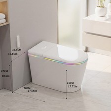 Tankless ADA Smart Toilet With Bidet And Auto-Open Lid, Heat Seat