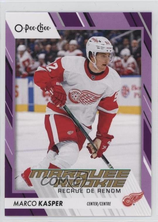 2023-24 O-Pee-Chee Marquee Purple Border 3/49 Marco Kasper #581 Rookie RC 1pc