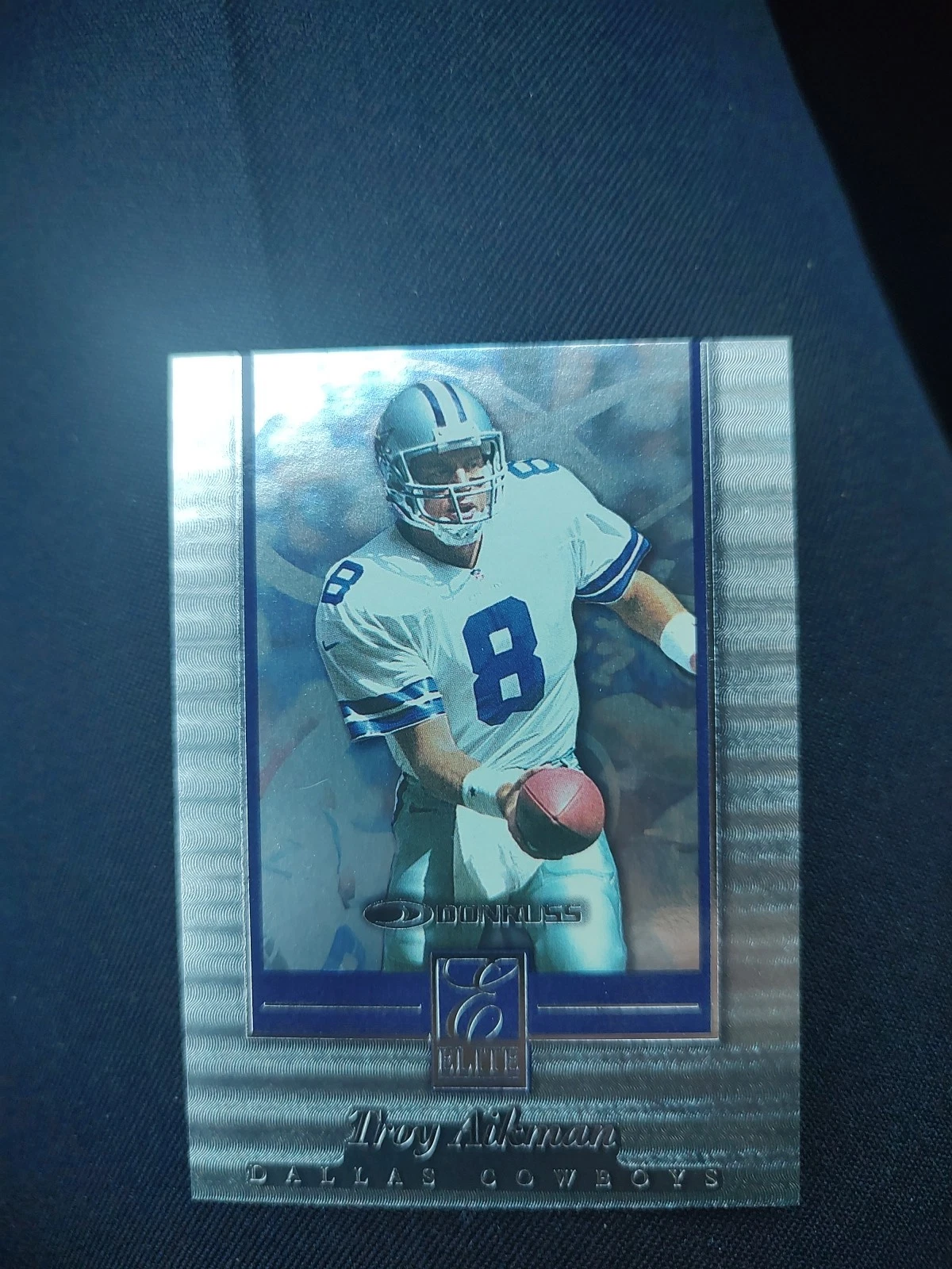 1999 Donruss Elite Inserts /2500 Troy Aikman #EL8 HOF (JGA)