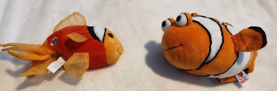 Ganz Webkinz Pez Payaso y Lil Kinz Tomate Payaso Pez Foto 3 de 4