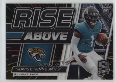 2021 Spectra Rise Above Hyper Prizm 56/75 Travis Etienne Jr #RA-8 Rookie RC 0ne7
