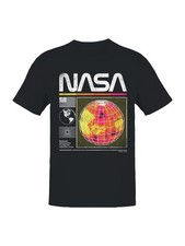 Officially Licensed Nasa Retro Globe Design 1958 Men's T-shirt