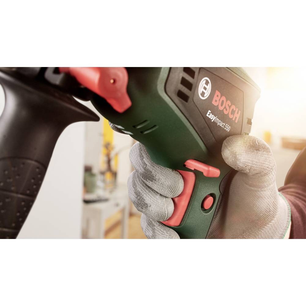 Perceuse à percussion Bosch EasyImpact 600 W avec mandrin à serrage rapide