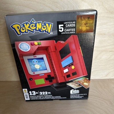 Mega Pokemon Kanto Region Pokedex Light Up Collector Building Set 322 Pieces