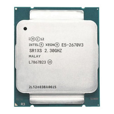 Intel Xeon E5-2670v3 12 Cores 2.3GHz 30MB 9.6 GT/s 120W LGA 2011 SR1XS 