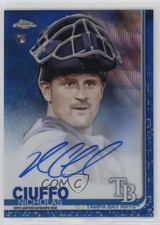 2019 Topps Chrome Rookie Blue Wave Refractor /150 Nick Ciuffo Nicholas Auto 4f5