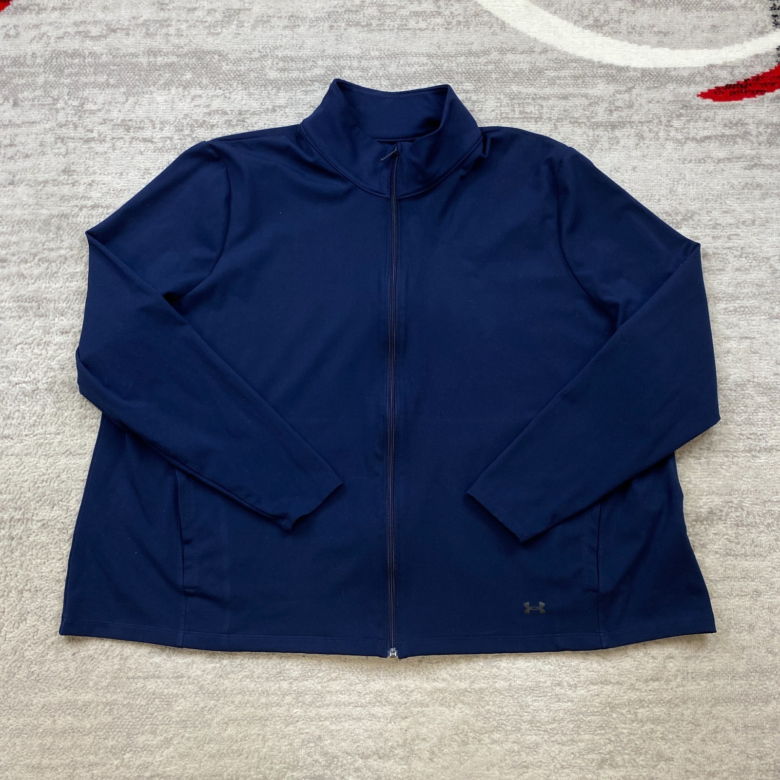 Under Armour Motion Jacket Ladies 3X Plus 3XL XXXL Blue Full