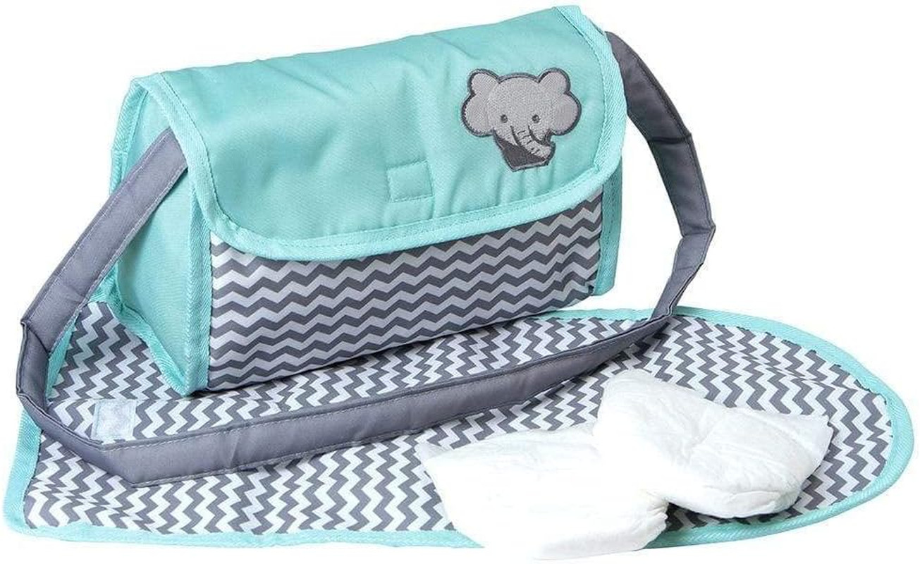 Baby Doll Diaper Bag with Sturdy Straps, Includes Changing M