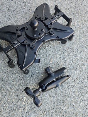 RAM Mount X-Grip w/ RPR-380B Universal Tablet iPad Holder & Swivel Screw Mount