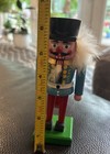 Vtg Wooden Handpainted Nutcracker Soldier Christmas Decor made in Tiawan — photo 6
