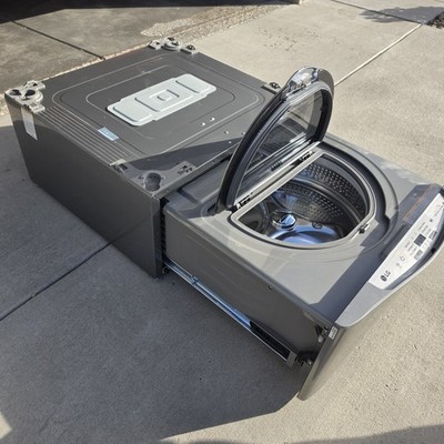 LG Sidekick WD100CV Graphite Steel Washing Machine