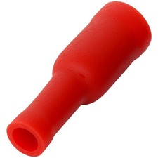 Image of Bullet Connectors Female 1.5mm Red - 100 Pack