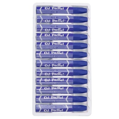 Blaue Ölpastelle für Kunst, 48 Stück cremige Bleistifte Soft Sticks