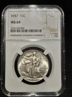 1937 Liberty Walking Half Dollar MS64