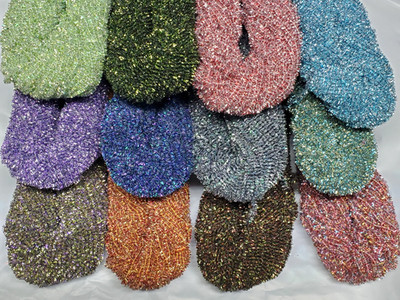 CRYSTAL ICE AGE CHENILLE Large Size #4 72 Yard Skein Pick Color Fly & Jig Tying