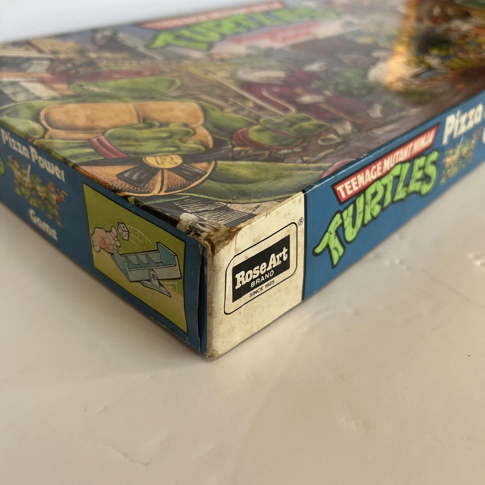 VTG 1987 Teenage Mutant Ninja Turtles Pizza Power Board Game RoseArt Complete - Image 4 of 4