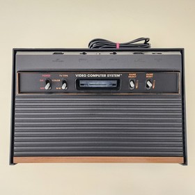 VTG Sears ATARI CX-2600 A VCS Consle +33 Games & Extra Controllers - Wood Grain