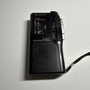 Sony M-627V Microcassette VOR Voice Recorder Dictaphone Tested Works
